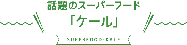 話題のスーパーフード「ケール」